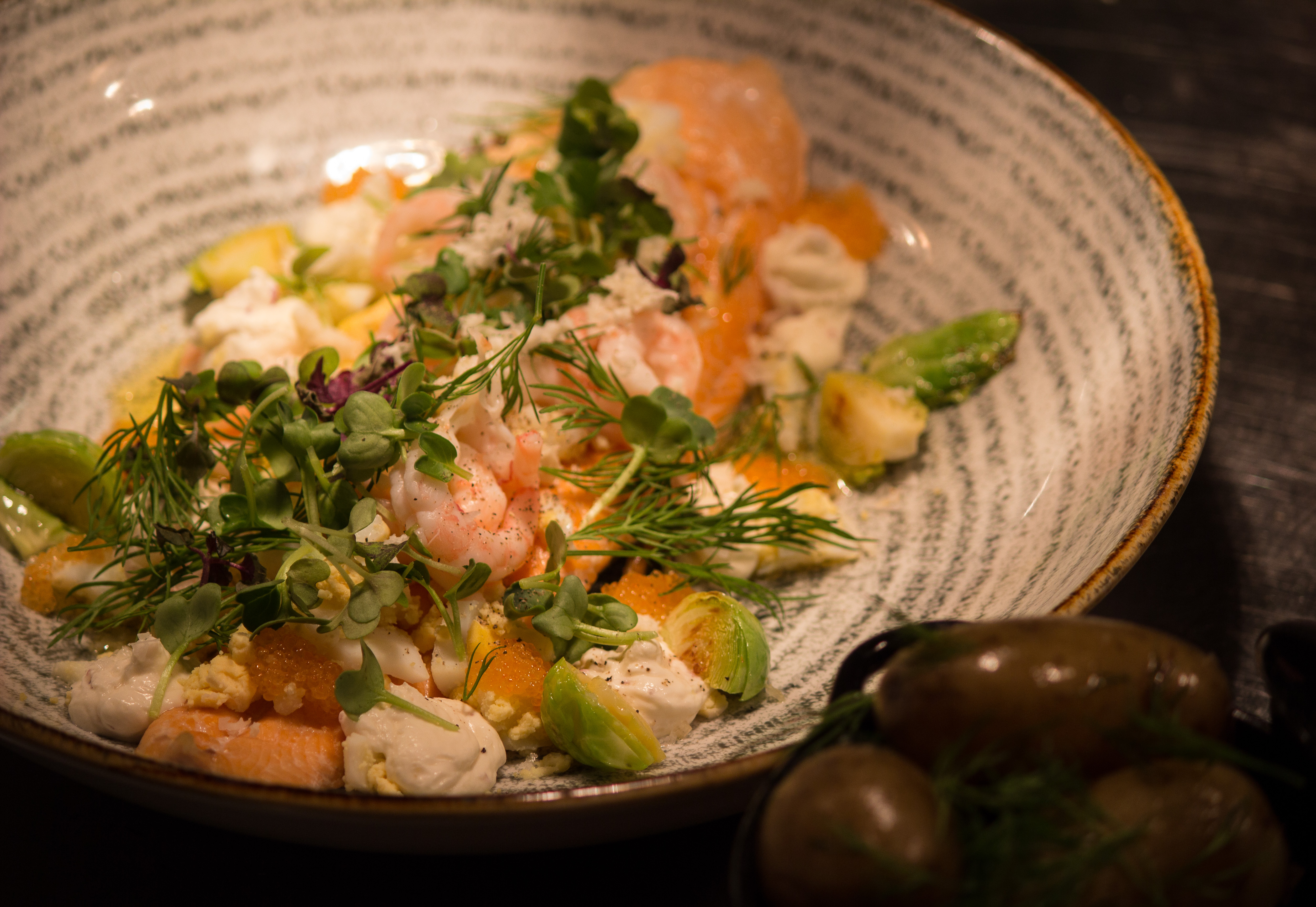 Ski Lodgens lunch och middag Romme Alpin