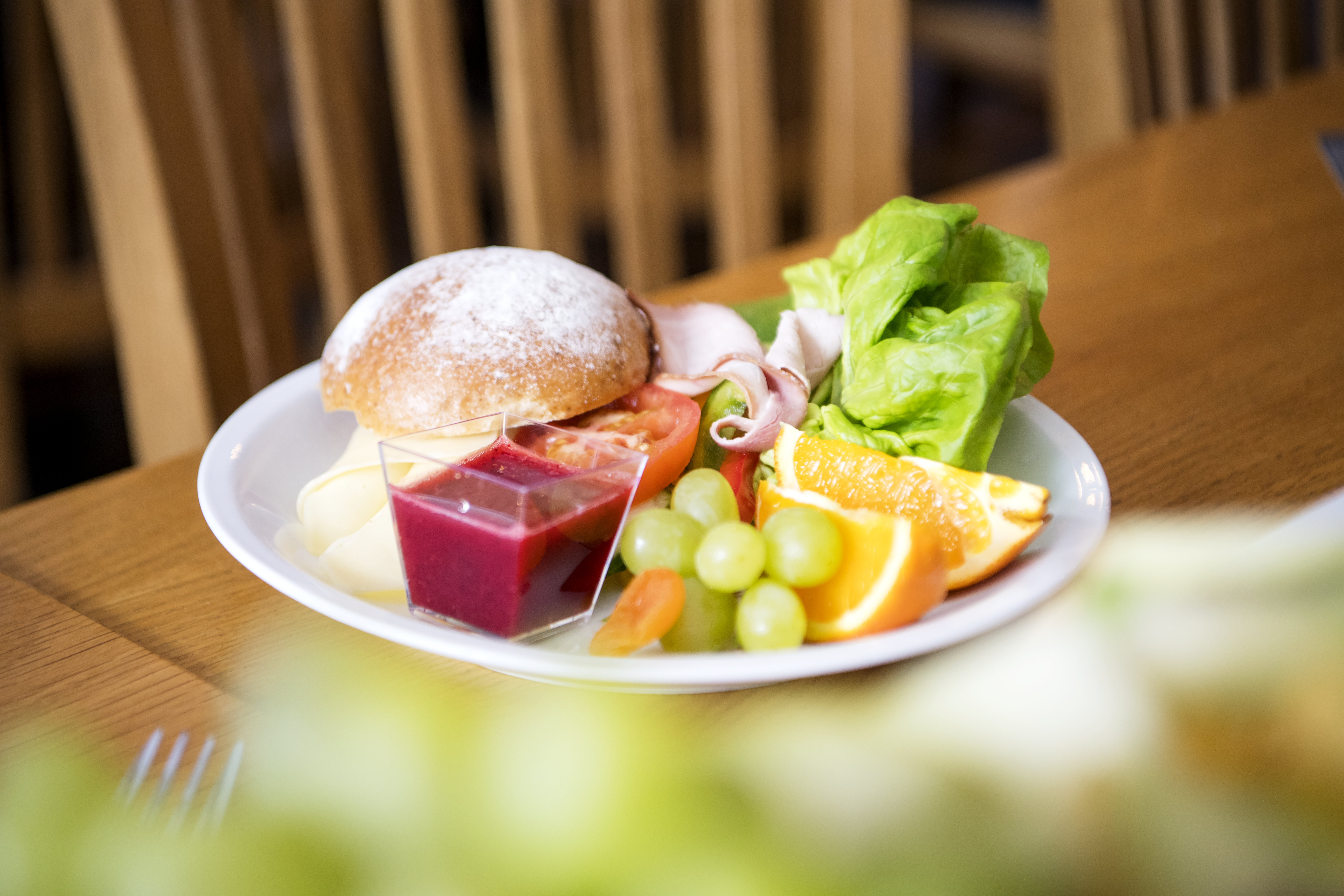 Färsk frukost ski ldoge