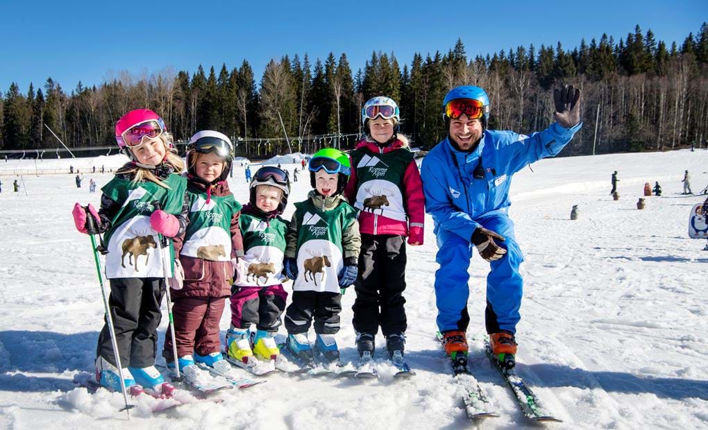 ski school kids